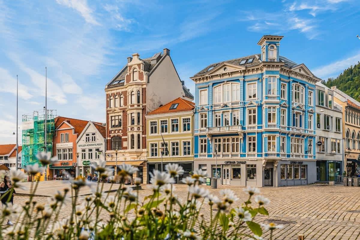 Dinbnb Apartments I 350M To Bryggen I Renovated 2023 I Quiet Top Apart เบอร์เกน ภายนอก รูปภาพ